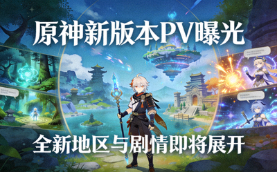 原神新版本PV曝光，全新地区与剧情即将展开